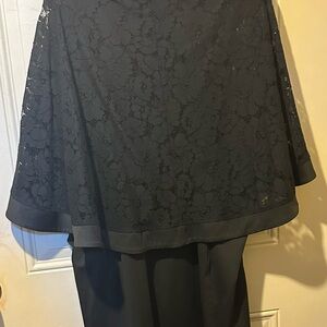 Unique Sophisticated Black Dress